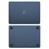NovStrap Apple MacBook Pro M1 M2 Çip A2338 A2289 A2251 Uyumlu Kılıf Dots Design Nokta Desen Kapak