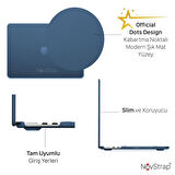 NovStrap Apple MacBook Pro M1 M2 Çip A2338 A2289 A2251 Uyumlu Kılıf Dots Design Nokta Desen Kapak