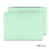NovStrap Apple MacBook Air M1 Çip A2337 A1932 A2179 13.3" Uyumlu Kılıf Cream Hard Shell Rubber Kapak