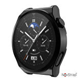 NovStrap Huawei GT3 Pro Uyumlu Ekran Koruyucu 360 Derece Kasa Koruyucu Silikon