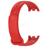 NovStrap Xiaomi Mi Band 8 Uyumlu Kordon 1-1 Tam Uyumlu Klasik Jel Silikon Miband 8 Kordon Kayış