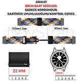 NovStrap Xiaomi Watch S1-S1 Active-S1 Pro Uyumlu Kordon (22mm) Flexible Örgü Magnet Tokalı Kayış