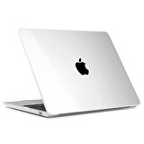 NovStrap Apple Macbook Air 15 inç A2941 M2 Çip ile Uyumlu Parlak Kılıf + Siyah Klavye Kılıfı + Film
