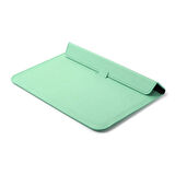NovStrap Apple Macbook Air 15 inç A2941 M2 Çip ile Uyumlu Deri Kılıf Çanta Sleeve Standlı İçi Kumaş
