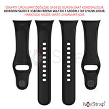 NovStrap Xiaomi Redmi Watch 3 ile Uyumlu Kordon Kayış Jel Yumuşak Silikon Kordon