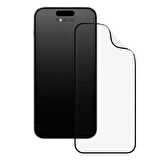 NovStrap Apple iPhone 15 Pro Max ile Uyumlu Ekran Koruyucu Parlak Şeffaf Seramik Nano Esnek Cam