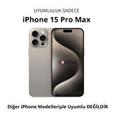 NovStrap Apple iPhone 15 Pro Max ile Uyumlu Ekran Koruyucu Parlak Şeffaf Seramik Nano Esnek Cam