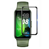 NovStrap Huawei Band 8 ile Uyumlu Ekran Koruyucu Nano Esnek Cam Tam Kaplayan PPM
