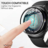 NovStrap Huawei Watch 4 ile Uyumlu Ekran Koruyucu Nano Esnek Cam Tam Kaplayan PPMA