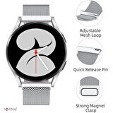 NovStrap Huawei Watch 3 4 Gt2e Gt2 Pro Gt3 Se Elite Gt3 Pro Gt4 46mm Uyumlu Kordon 22mm Metal Hasır