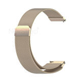 NovStrap Huawei Watch GT4 41mm ile Uyumlu Kordon (18mm Pimli) Mıknatıslı Metal Hasır Kordon Kayış
