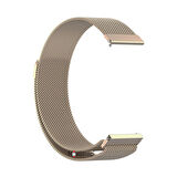 NovStrap Huawei Watch GT4 41mm ile Uyumlu Kordon (18mm Pimli) Mıknatıslı Metal Hasır Kordon Kayış