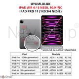 NovStrap Apple iPad Pro 11 2/3/4 Nesil ile Uyumlu Mıknatıslı Tak Çıkar Paper Like Ekran Koruyucu