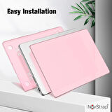 NovStrap Apple Macbook Pro 16 inç M3/M3 Pro/M3 Max A2991 ile Uyumlu Kılıf Sert Parlak Koruma Kapak