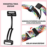 NovStrap Apple Watch ile Uyumlu 42 44 45 49 mm Seri 4 5 6 7 8 9 Se Ultra Kordon Flexible Magnet Toka