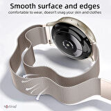 Samsung Galaxy Watch 4 5 Pro 6 Classic 40 42 43 44 45 46 47 Mm Uyumlu Kordon Metal Hasır 20mm