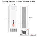 NovStrap Kulaklık Laptop Klavye Telefon Tablet Bilgisayar Araç İçi Temizleme Kiti