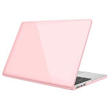 NovStrap Apple Macbook Air M3 Çip 13.6 inç A3113 ile Uyumlu Parlak Kılıf + Siyah Klavye Kılıfı +Film