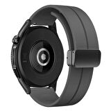 Huawei Watch Gt4 46mm Gt3 46mm Gt3 Pro Gt3 Se Elite Gt2 46mm Gt2e Uyumlu Kordon Silikon Magnet Toka