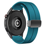 Huawei Watch Gt4 46mm Gt3 46mm Gt3 Pro Gt3 Se Elite Gt2 46mm Gt2e Uyumlu Kordon Silikon Magnet Toka