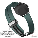 Huawei Watch Gt4 46mm Gt3 46mm Gt3 Pro Gt3 Se Elite Gt2 46mm Gt2e Uyumlu Kordon Silikon Magnet Toka