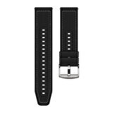 NovStrap Honor Magic Watch 2/Gs Pro 46mm/Gs3 ile Uyumlu Kordon (22mm) Lansman Silikon Kumaş Kayış