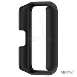 NovStrap Samsung Galaxy Fit3 ile Uyumlu Ekran Koruyucu Temperli Cam ve Kasa Koruyucu Kılıf Sert Pc
