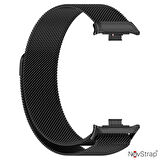 NovStrap Xiaomi Mi Band 8 Pro ile Uyumlu Kordon Mıknatıslı Metal Hasır Kordon Kayış