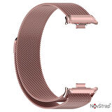NovStrap Xiaomi Mi Band 8 Pro ile Uyumlu Kordon Mıknatıslı Metal Hasır Kordon Kayış