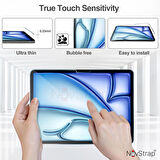 NovStrap Apple iPad Air 13 inç 6. Nesil M2 2024 ile Uyumlu Nano Esnek Cam Ekran Koruyucu A2898 A2899
