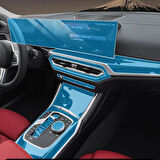 NovStrap Bmw 320i G20 Lci 2023-2024 İle Uyumlu Trim Ekran Koruyucu Film Şeffaf Araç İçi Ppf Kaplama
