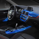 NovStrap Bmw 320 F30 2013-2018 İle Uyumlu Trim Koruyucu Film Seti Tpu Şeffaf Araç İçi Ppf Kaplama