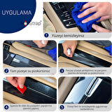 NovStrap Bmw 320 F30 2013-2018 İle Uyumlu Trim Koruyucu Film Seti Tpu Şeffaf Araç İçi Ppf Kaplama
