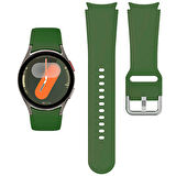 NovStrap Samsung Galaxy Watch 7 6 5 Pro 4 Fe 40 42 43 44 45 46 47 Mm Uyumlu Kordon Tam Kapatan Pimli Silikon