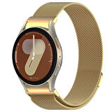 NovStrap Samsung Galaxy Watch 7 Fe 6 5 4 40-42-43-44-45-46-47 Mm ile Uyumlu Kordon Tam Uyumlu Pimli Metal Hasır Çelik Kayış