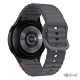 NovStrap Samsung Galaxy Watch 7 Fe 6 5 4 40 44 Classic 42 43 45 46 mm ile Uyumlu Kordon Wavy Silikon