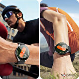 NovStrap Samsung Galaxy Watch 7 Seri 40mm ile Uyumlu Ekran Koruyucu Cam Kasa Koruyucu Kılıf Sert Pc