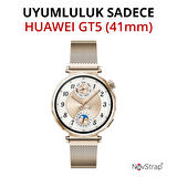 NovStrap Huawei Watch Gt5 41mm ile Uyumlu Ekran Koruyucu 9H Temperli Cam Kolay Uygulama Aparatlı
