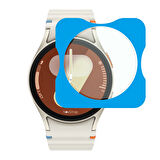 NovStrap Samsung Galaxy Watch 7 40mm ile Uyumlu Ekran Koruyucu Temperli Cam Kolay Uygulama Aparatlı