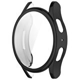 NovStrap Samsung Galaxy Watch 7 40mm ile Uyumlu Kasa ve Ekran Koruyucu TPU Yumuşak Silikon Kılıf