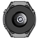 NovStrap Huawei Watch Ultimate ile Uyumlu Ekran Koruyucu Cam ve Kasa Koruyucu Kılıf Sert Pc