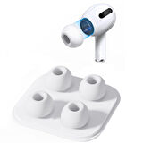 NovStrap Apple Airpods Pro / Pro 2 İle Uyumlu Üretilmiş Yedek Silikon Kulaklık Ucu (S/L) 2 li Set