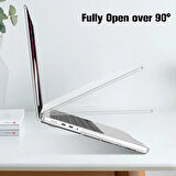 NovStrap Apple Macbook Pro 14 inç M4/Pro/Max A3401 A3112 A3185 ile Uyumlu Kılıf Sert Parlak Koruma