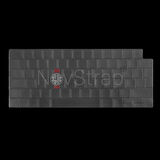 NovStrap Apple Macbook Pro 16 inç M4 A3186 A3403 ile Uyumlu Türkçe Q Klavye Koruyucu Kılıf Şeffaf