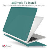 NovStrap Apple MacBook Pro 14 inç M4/Pro/Max A3401 A3112 A3185 ile Uyumlu Kılıf Sert Mat Buzlu Kapak