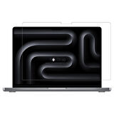 NovStrap Apple MacBook Pro 16 inç M4 A3186 A3403 ile Uyumlu Parlak Kılıf +Şeffaf Klavye Kılıfı +Film