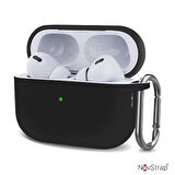 NovStrap Apple Airpods Pro/Airpods Pro 2. Nesil İle Uyumlu Kılıf Toz Tıpalı Yumuşak Liquid Silikon