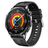 NovStrap Huawei Watch Gt5 46mm Gt5 Pro Gt4 46mm Gt3 46mm Gt3 Pro Se Gt2 ile Uyumlu Kordon 22mm Hybrid Dikişli Kumaş Silikon Kayış