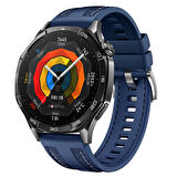 NovStrap Huawei Watch Gt5 46mm Gt5 Pro Gt4 46mm Gt3 46mm Gt3 Pro Se Gt2 ile Uyumlu Kordon 22mm Hybrid Dikişli Kumaş Silikon Kayış