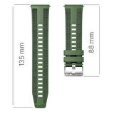 NovStrap Haylou Solar Pro/Lite-Watch 2 Pro-Rs5-Ls05 ile Uyumlu Kordon Kayış (22mm) Hybrid Dikişli